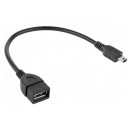 kabel USB wtyk - wtyk mini USB 0,2m