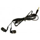 Słuchawki stereo AZUSA douszne, czarne, jack 3.5mm