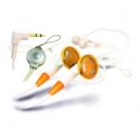 Słuchawki stereo AZUSA douszne, białe, jack 2.5mm