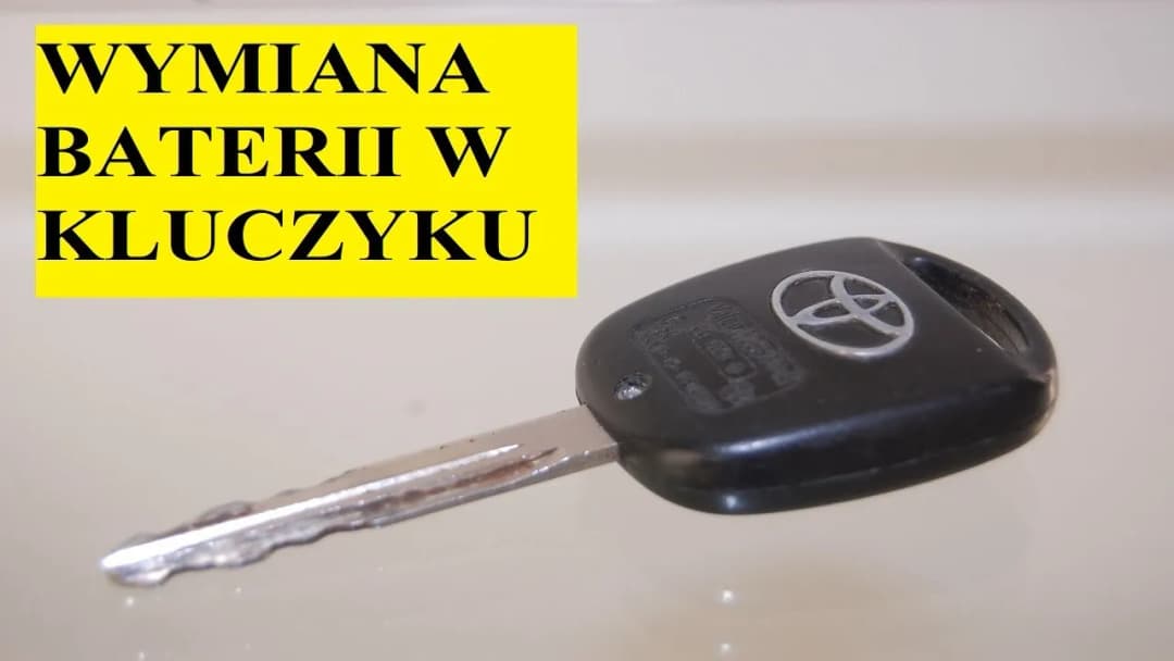 Wymiana baterii w kluczyku Toyota Yaris - proste kroki, aby uniknąć problemów
