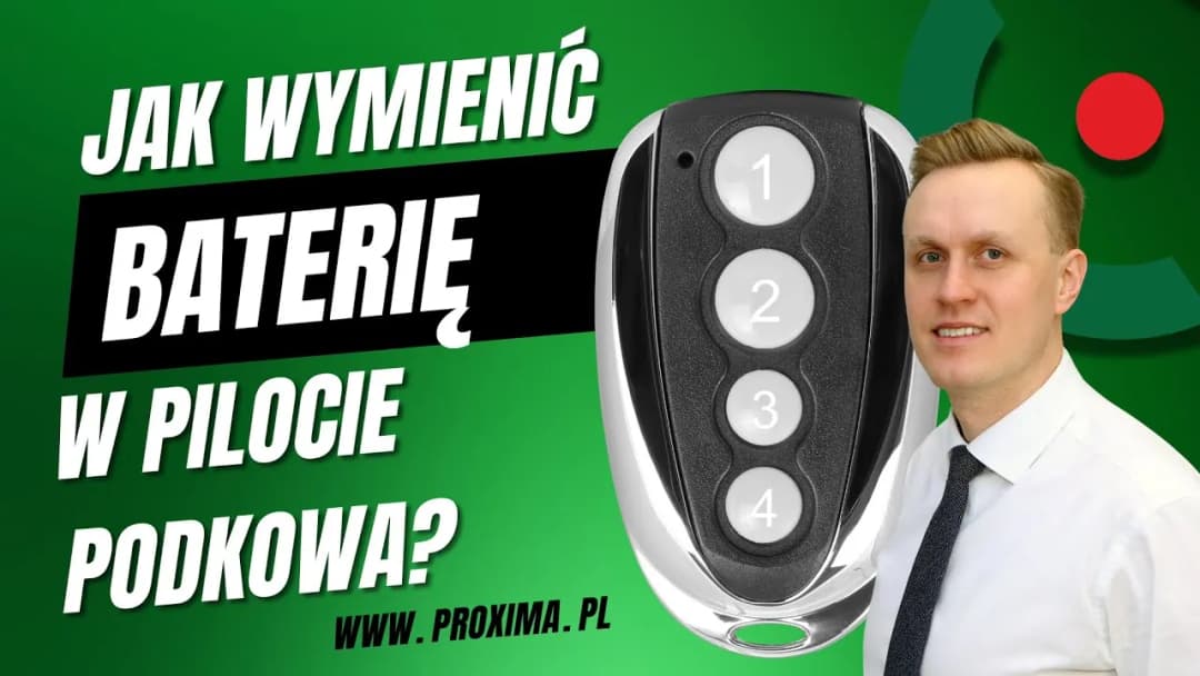 Jak łatwo wymienić baterię w pilocie Somfy i uniknąć problemów