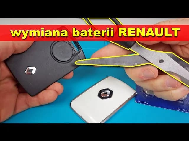 Wymiana baterii w kluczyku Renault - uniknij problemów z pilotem