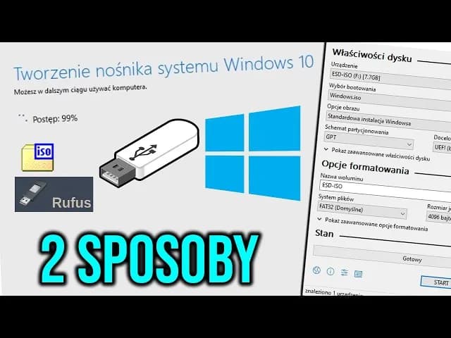 Jak zrobić bootowalnego pendrive z Windows 10 w prosty sposób