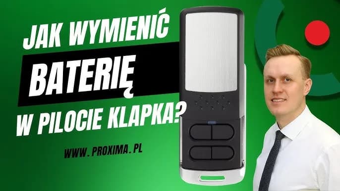Jak łatwo wymienić baterię w pilocie do bramy Hörmann i uniknąć problemów